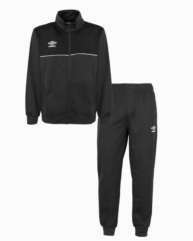 Prodotto: UMBRO - Tuta full zip nera acetata