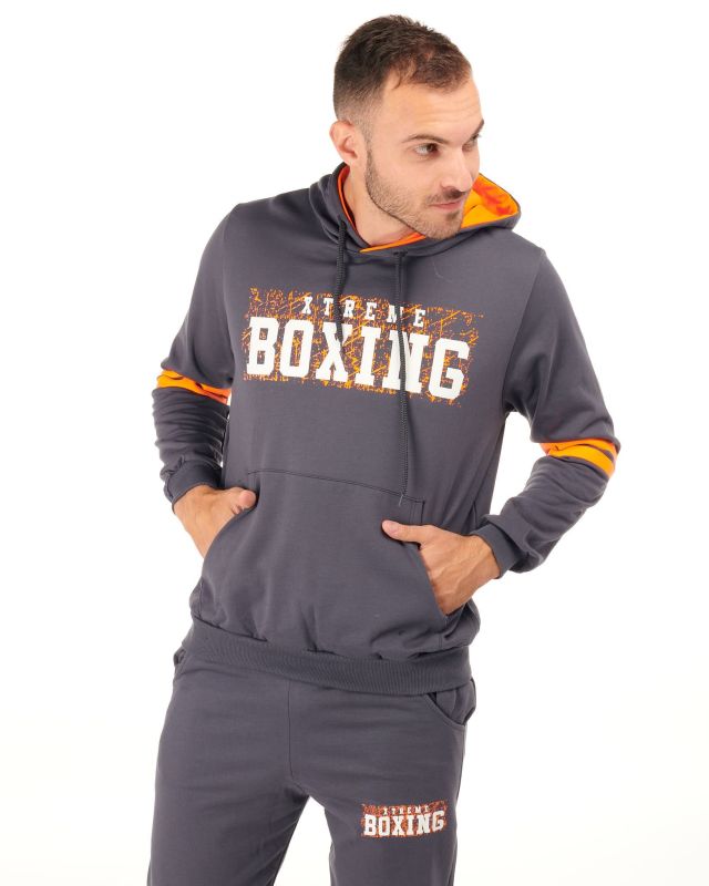 Prodotto: XTREME BOXING - UOMO FELPA CON CAPPUCCIO