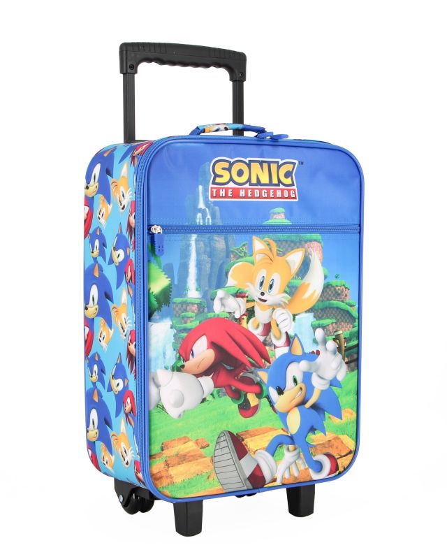 Prodotto: SONIC - TROLLEY BLU SEMIRIGIDO CON TASCA FRONTALE