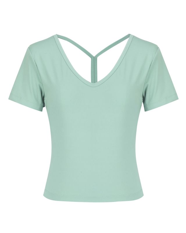 Prodotto: BACHATA -Tshirt manica corta verde acqua