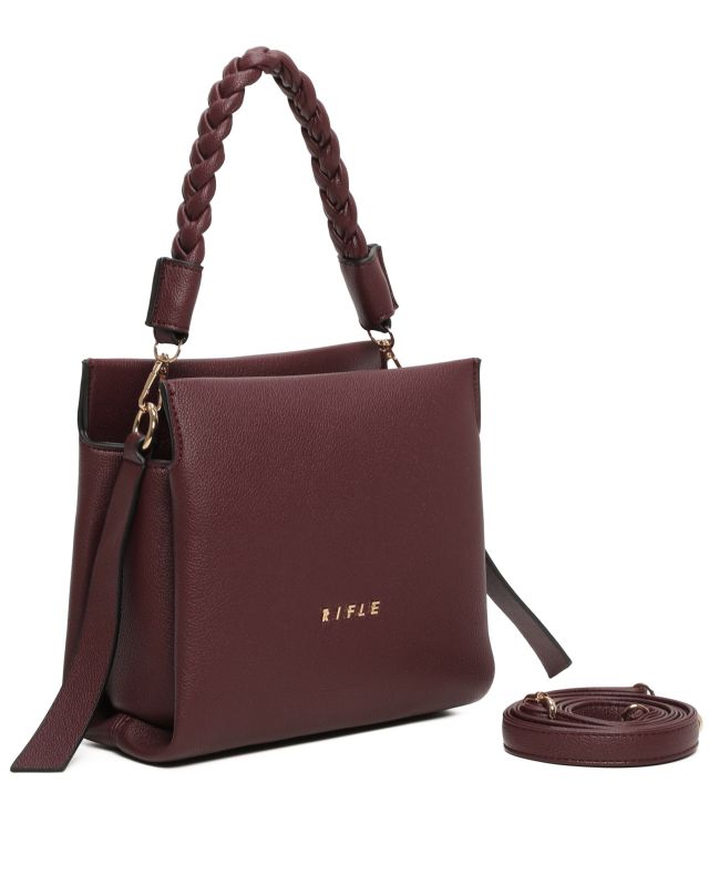 Prodotto: BORSA A MANO C/MAN.INTRECCIATO+3SCOMP.