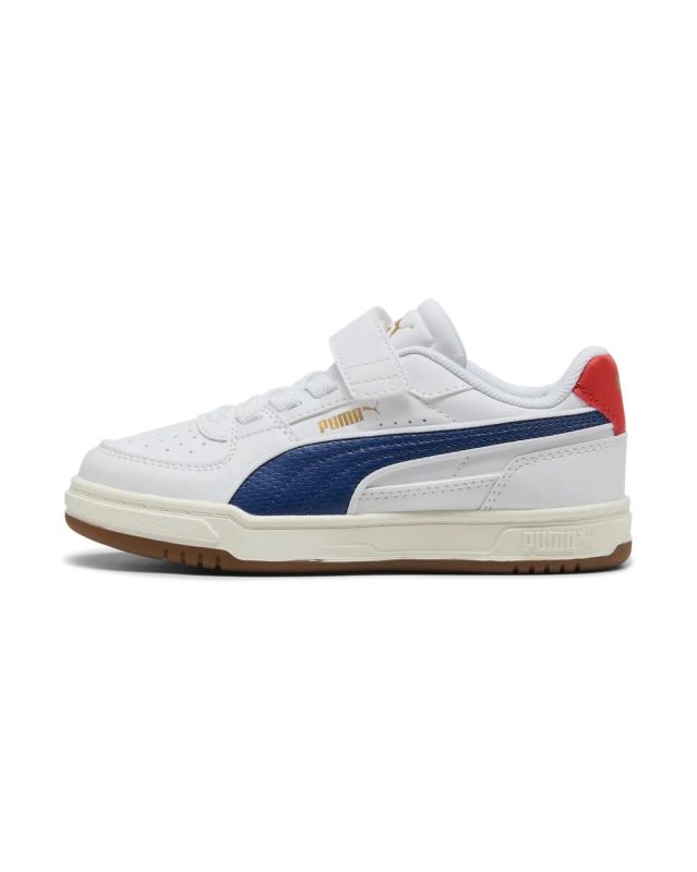 Prodotto: PUMA - SNEAKERS KIDS CAVEN III RETRO AC+PS BIANCA CON DETTAGLI BLU E ROSSI  DAL 28 AL 35, 406897-01