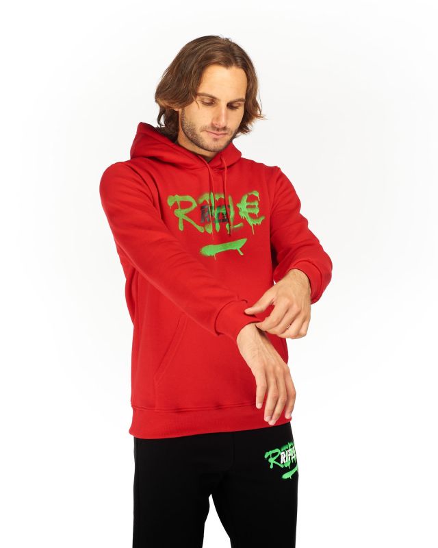 Prodotto: RIFLE - UOMO FELPA CON CAPPUCCIO
