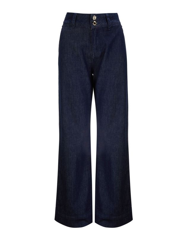 Prodotto: BACHATA - JEANS WIDE LEG IN DENIM SCURO DA DONNA