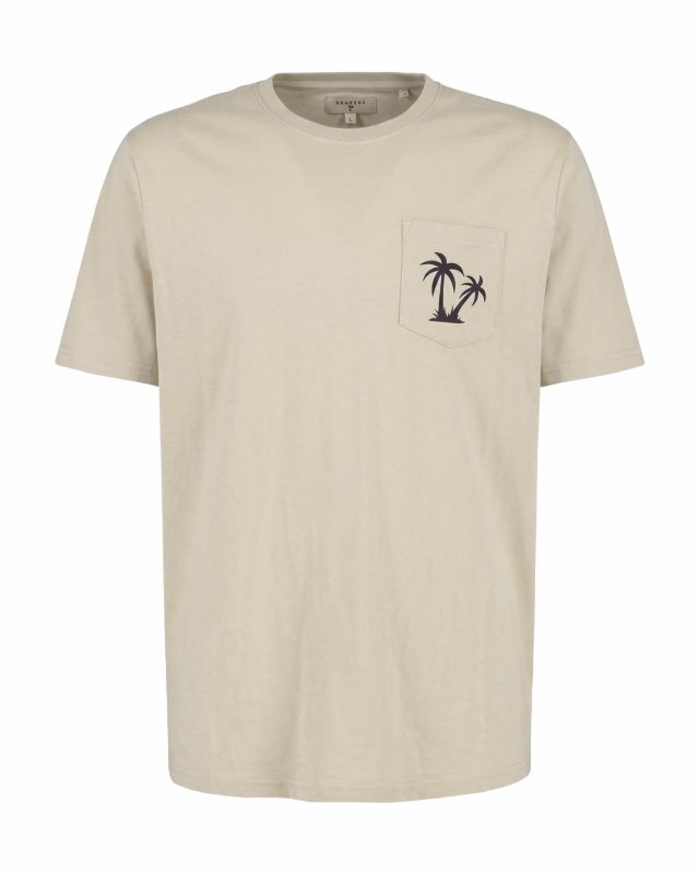 Prodotto: BROKER'S - Tshirt mezza manica con taschino e stampa