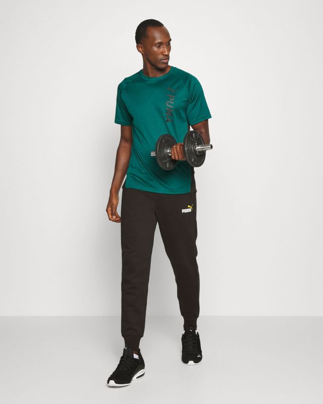 Prodotto: PUMA - Pantalone tuta da uomo nero con elastico in vita