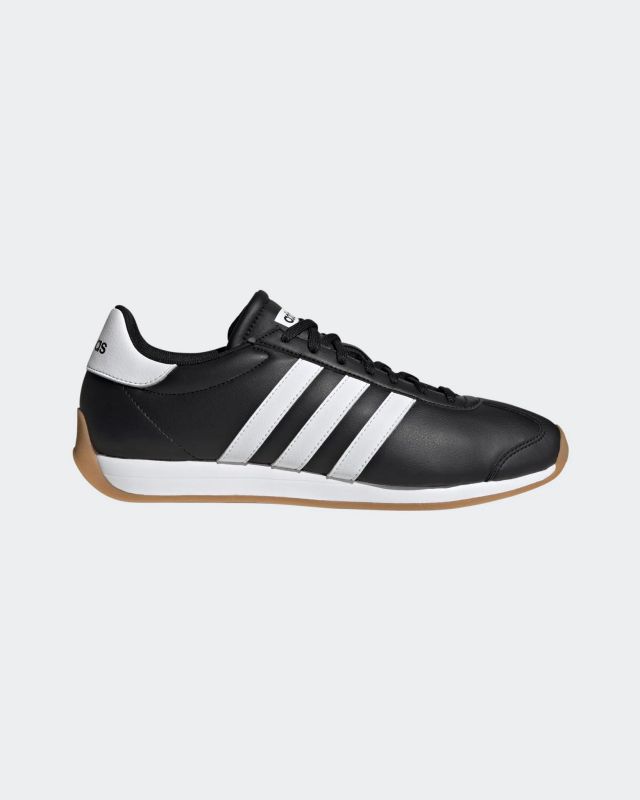 Prodotto: ADIDAS - SCARPA NERA RUNVISTA DA UOMO CON STRISCE BIANCA - HQ2315