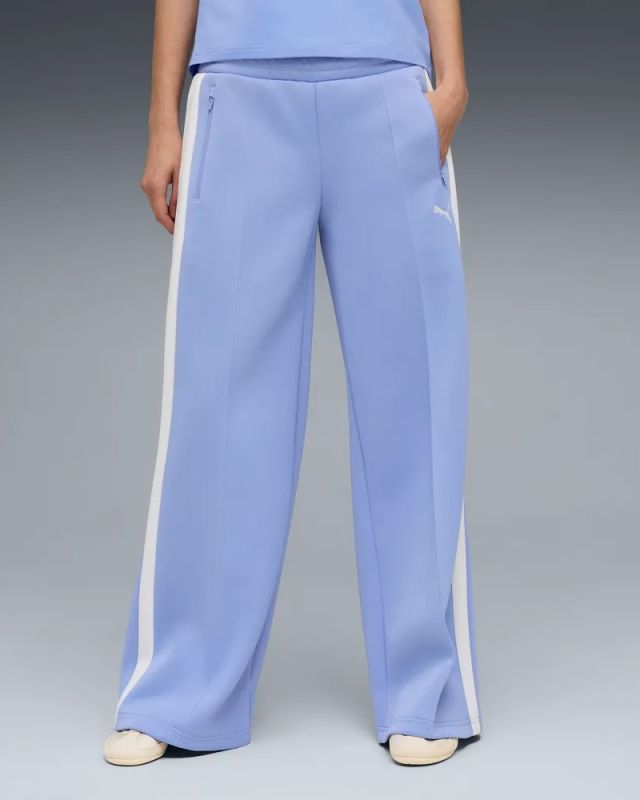 Prodotto: PUMA - PANTALONI DONNA T7 LOW RISE TRACK OP LILLA E BIANCA - 629803-70