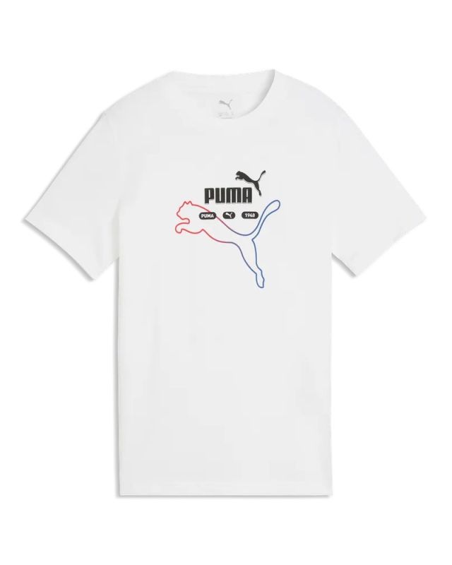 Prodotto: PUMA - T-SHIRT JUNIOR (7 - 16 ANNI) ESSENTIAL LOGO LAB SUMMER, BIANCA, 692529-02