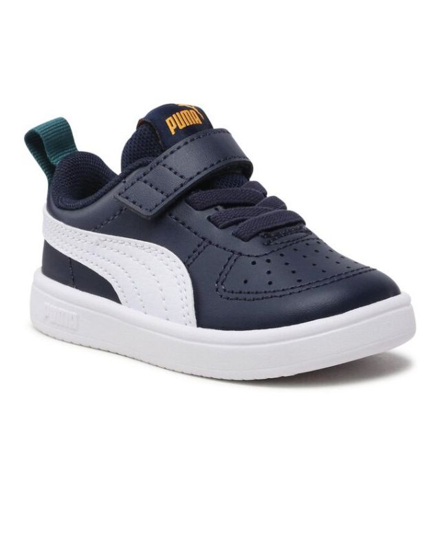 Prodotto: PUMA - Sneaker da bambino blu e bianca con strappo, numerata 20/27 - RICKIE AC INF