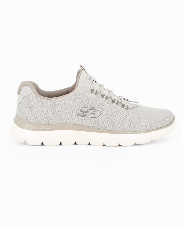Prodotto: SKECHERS - SUMMITS - CORLEN - Sneakers taupe da uomo con plantare ammortizzato memory foam