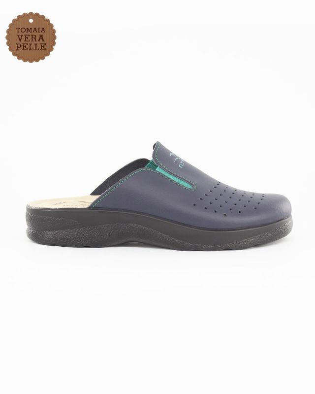 Prodotto: FLY FLOT- Ciabatta sanitaria in VERA PELLE,  MADE IN ITALY
