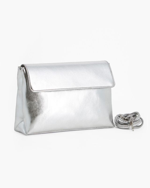 Prodotto: TATOO - Borsa da sera argento MADE IN ITALY