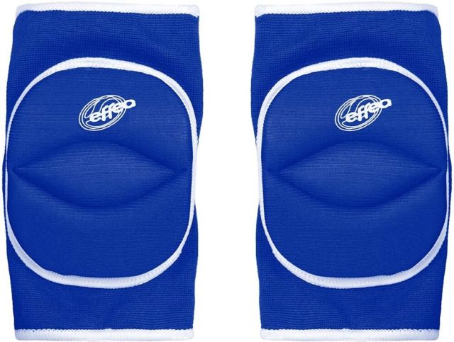 Prodotto: EFFEA - Ginocchiera da pallavolo blu con snodo e foro posteriore