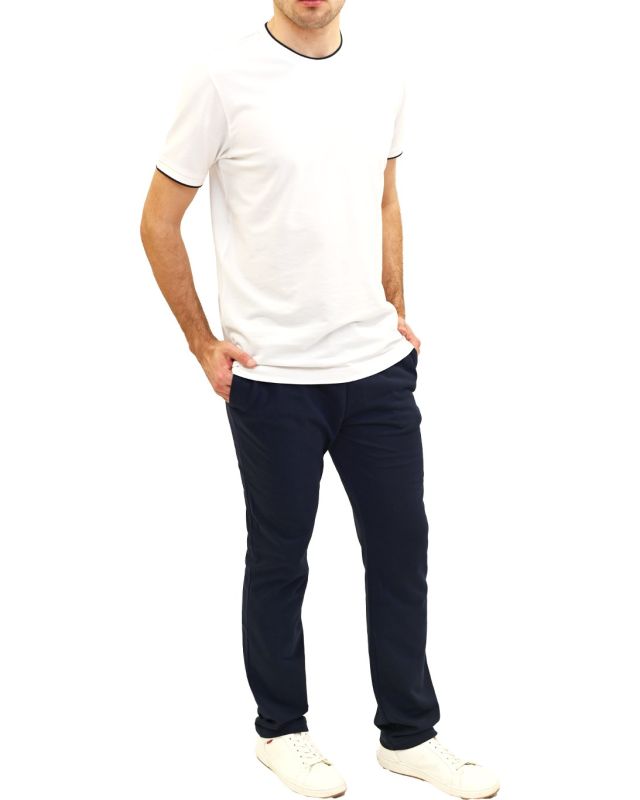 Prodotto: KEY UP - PANTALONE FELPA BLU DA UOMO FONDO DRITTO