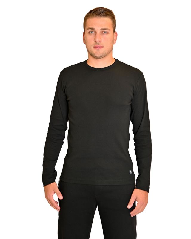 Prodotto: KEY UP - TSHIRT NERA MANICA LUNGA DA UOMO