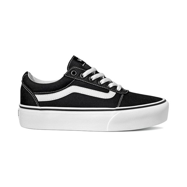 Prodotto: VANS - SCARPA WARD PLATFORM (CANVAS) BLK-WHT - VN0A3TLC1871