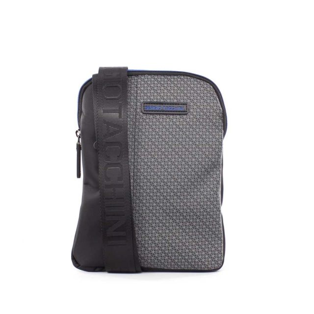 Prodotto: SERGIO TACCHINI- Tracolla piatta con zip frontale verticale