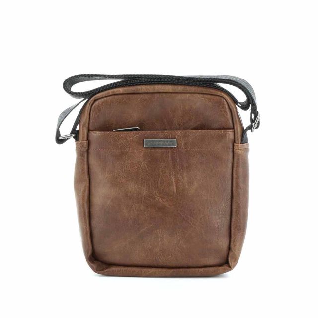 Prodotto: LOTTO - Borsello effetto vintage con tasca zip frontale