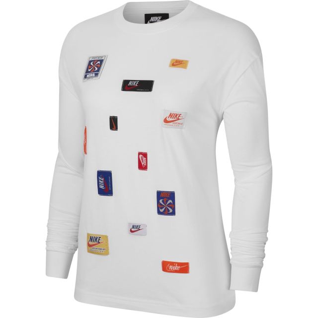 Prodotto: NIKE - SWEAT NSW ICN CLSH LS TOP WHITE