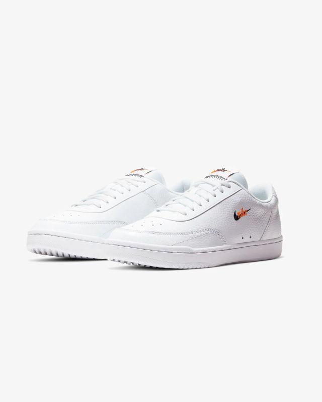 Prodotto: NIKE - Sneaker bianca in VERA PELLE da uomo con soletta comfort - COURT VINTAGE PREMIUM