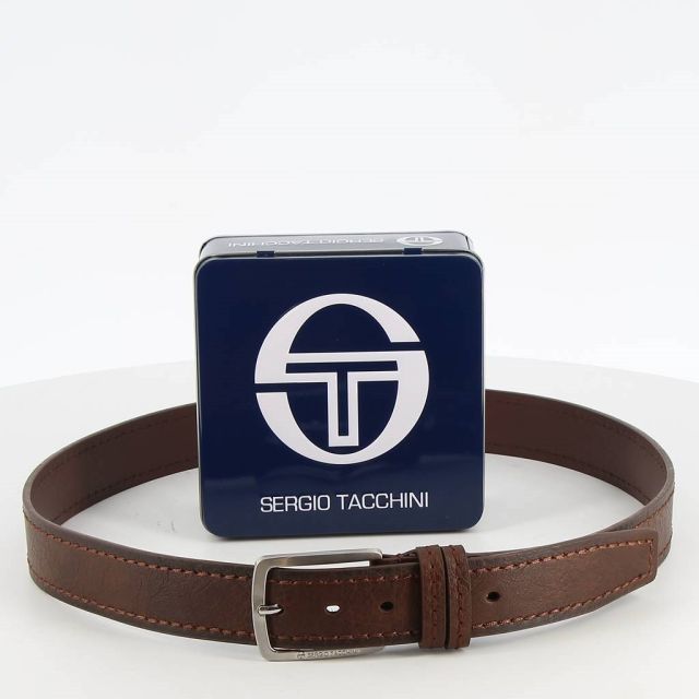 Prodotto: SERGIO TACCHINI- Cinta con fibbia nickel free e scatola regalo in metallo