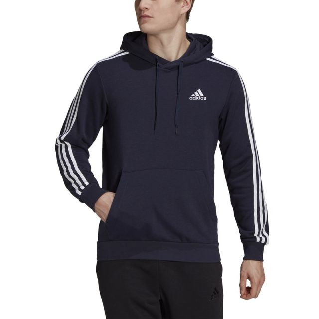 Prodotto: ADIDAS - FELPA CON CAPPUCCIO ESSENTIALS 3-STRIPES - GK9081