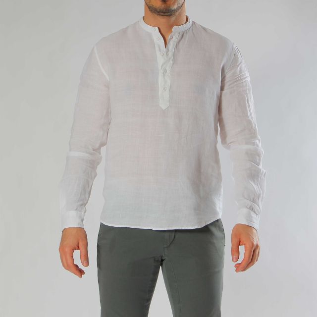 Prodotto: CAMICIA ML SERAFINO LINO TINTO IN CAPO