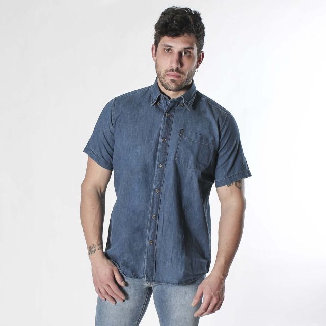 Prodotto: BREZZA DI - UOMO CAMICIA MANICA CORTA DENIM