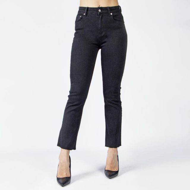 Prodotto: TATOO - JEANS NERO TAGLIO VIVO
