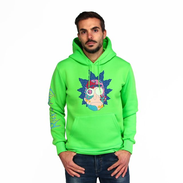 Prodotto: RICK AND MORTY - UOMO FELPA CON CAPPUCCIO