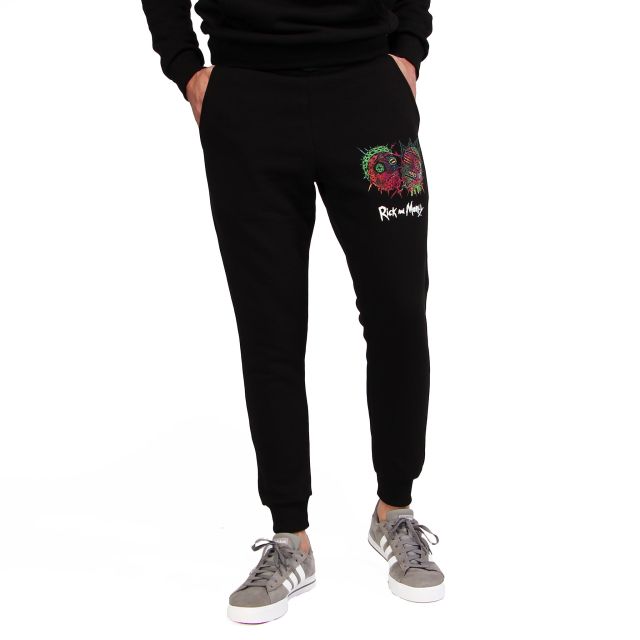 Prodotto: RICK AND MORTY - UOMO PANTALONE FELPA CON POLSI