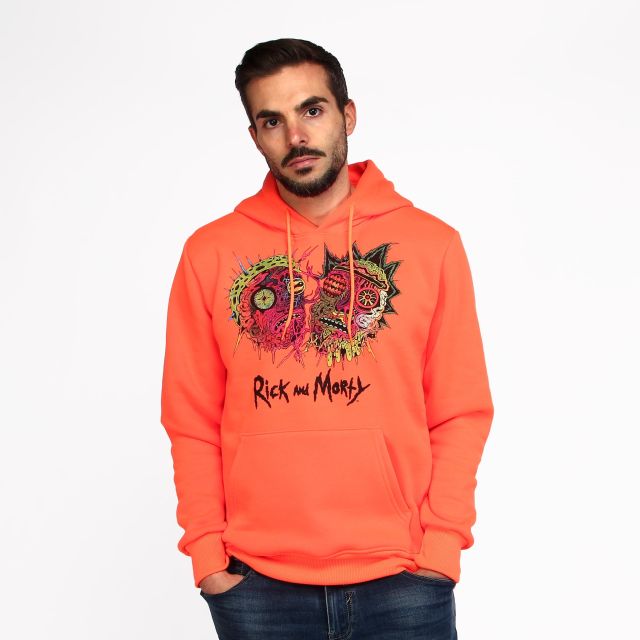 Prodotto: RICK AND MORTY - UOMO FELPA CON CAPPUCCIO
