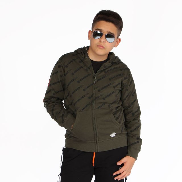 Prodotto: BOY FELPA FULL ZIP CON CAPPUCCIO