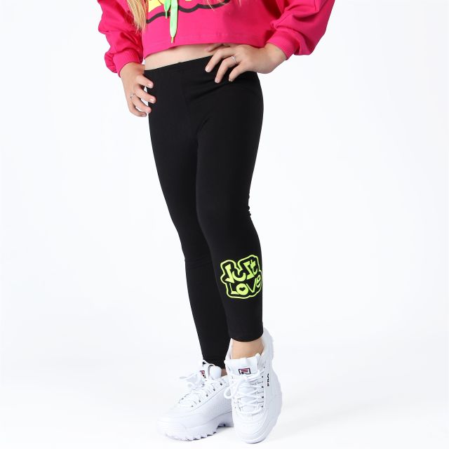 Prodotto: BACHATA - BIMBA LEGGINGS NERO/GIALLO