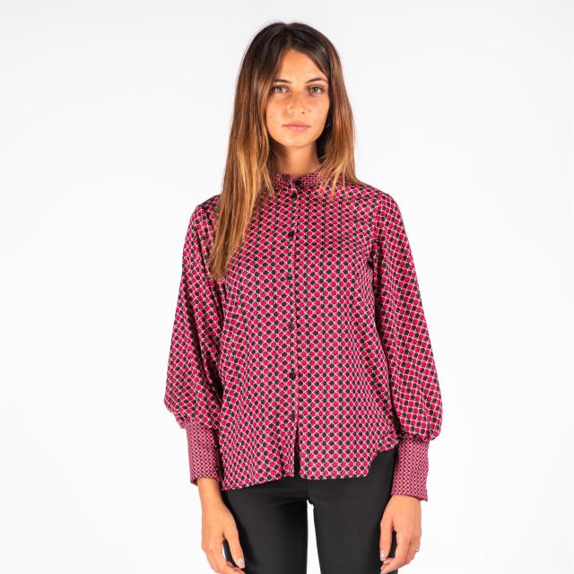 Prodotto: PAQUITA - CAMICIA COREANA FANTASIA MANICA LUNGA