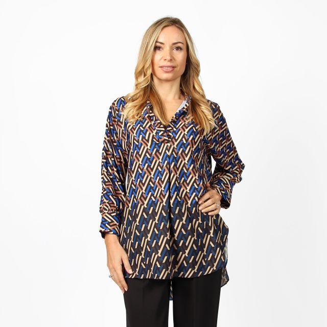 Prodotto: PAQUITA – CAMICIA FANTASIA MANICA LUNGA COREANA