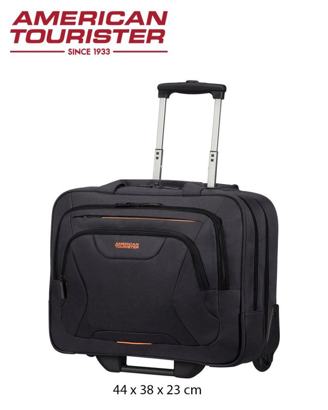 Prodotto: AMERICAN TOURISTER - LINEA BUSINESS AT WORK PILOTINA NERO ARANCIO