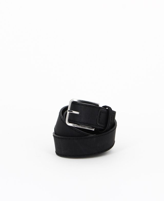 Prodotto: SERGIO TACCHINI - Cinta nera con fodera in VERA PELLE e fibbia senza nichel