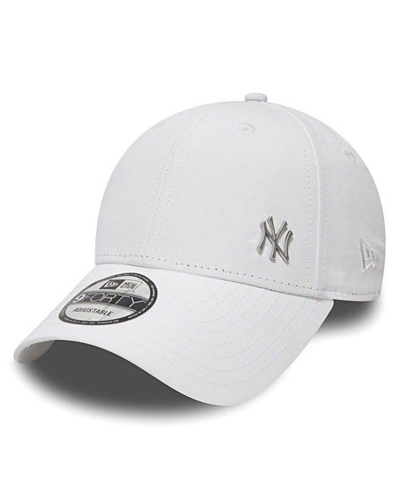 Prodotto: NEW ERA - Cappello regolabile bianco con logo metallizzato - 9FORTY