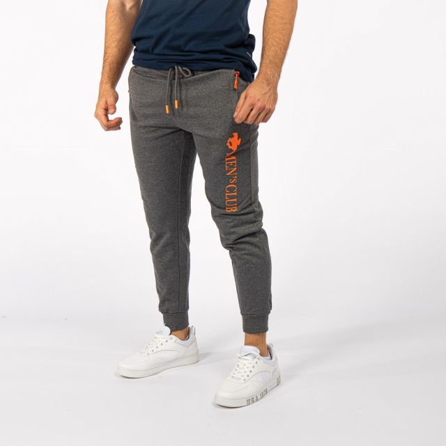 Prodotto: MENS CLUB - PANTALONE FRENCH TERRY CON POLSI