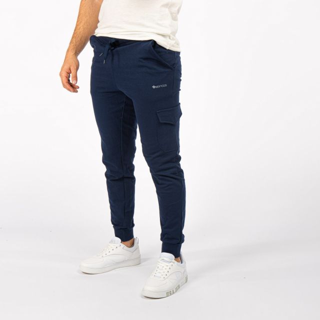 Prodotto: MENS CLUB - PANTALONE FRENCH TERRY TASCHE LATERALI CON POLSI