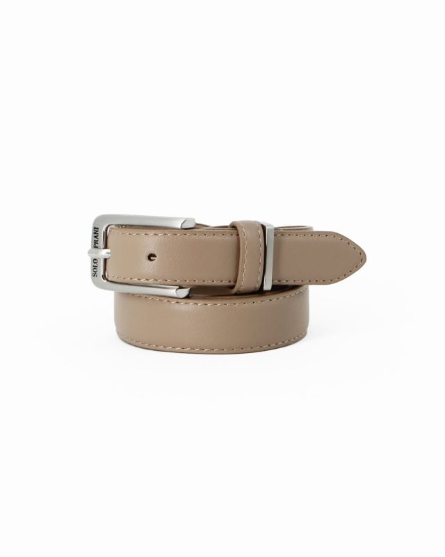 Prodotto: SOLO SOPRANI - Cinta beige da donna con fodera in VERA PELLE
