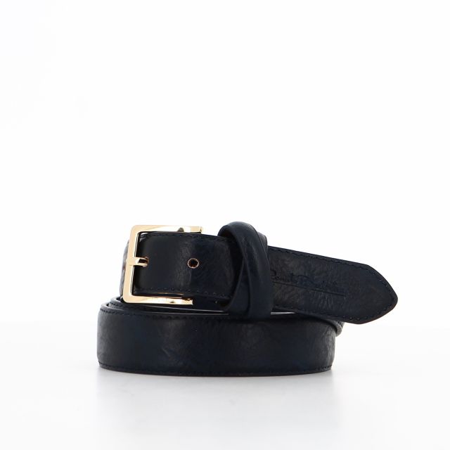 Prodotto: RENATO BALESTRA - Cinta blu in VERA PELLE
