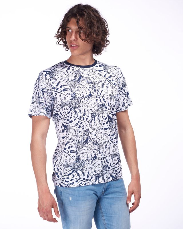 Prodotto: UOMO TSHIRT MEZZA MANICA CON FOGLIE