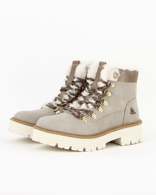 Prodotto: CANGURO - Polacco beige con occhielli oro, numerata 36/39,5