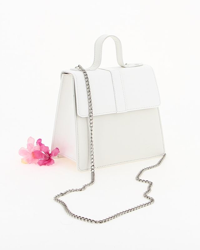 Prodotto: TATOO - Borsa bianca un manico con tracolla - MADE IN ITALY