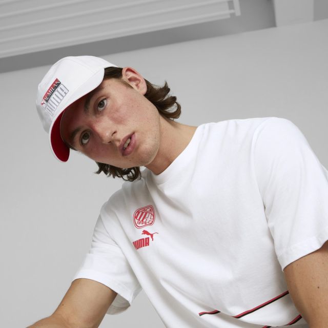 Prodotto: CAPPELLO ACM MILAN FTBLCORE BB WHITE-RED