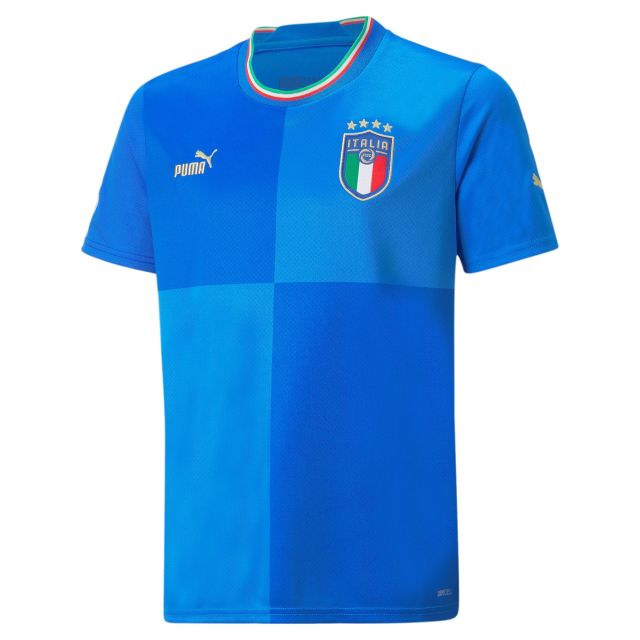 Prodotto: T-SHIRT MM ITALIA FIGC HOME JSY REPLI.JR