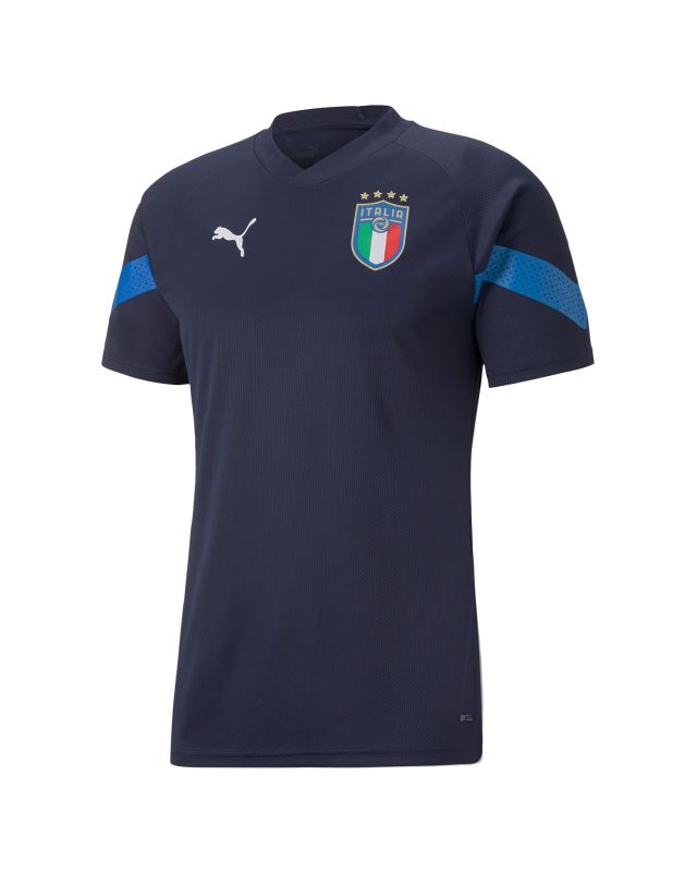 Prodotto: PUMA - T-shirt da bambino blu in tessuto traspirante Italia
